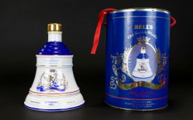 Whisky Interest. Royal Decanter Genuine Wade Porcelain Unused / Unopened Bottle of Bells Extra