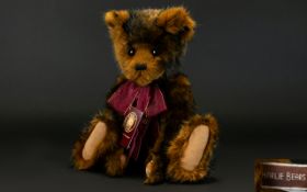 Collectable Charlie Bear ' Storyteller ' CB1500150, Exclusively Designed by Heather Lyell. Brown