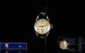 Oris Ladies Steel Mechanical Wrist Watch. c.1940's / 1950's.