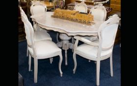 Italian Made French Style Painted Dining