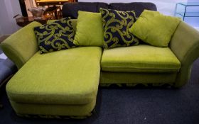 A Large Contemporary Corner/Modular Sofa