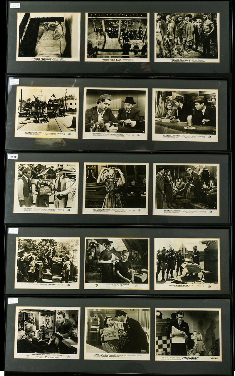 A Collection Of Five Frames Each Contain