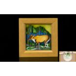 Moorcroft - Framed Trial Plaque ' Impala