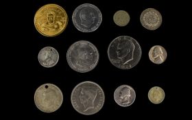 A Collection of World Coins ( 12 ) Coins