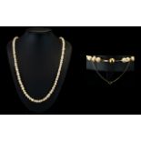 A Nice Quality Single Strand Pearl Neckl