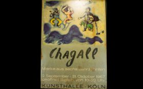 A 1967 Marc Chagall Colour Poster From K