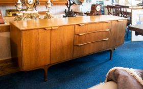 G-Plan Teak Mid Century Large Sideboard rectangular sideboard/buffet of typical form.