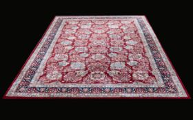 A Large Wool Carpet Traditional Persian style rug,