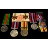 Collection of World War II Military Medals ( 7 ) Medals In Total.