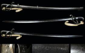 An 1821 Pattern Light Cavalry Sword Marked To The 13th Light Dragoons (First Wave Of The Charge Of