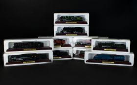Collection Of Atlas Editions Scale Models Trains - Locomotives for Adult Collectors.