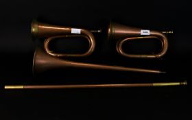 ( 3 ) Brass Horns.