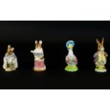 Beatrix Potter Figures ( 4 ) In Total. Comprising 1/ Enesco The Tailer of Gloucester.