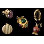 A Small Collection of 9ct Gold Charms ( 3 ),