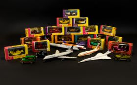 Collection of Models of Yesterday - Matchbox Toys with Boxes, Includes 1912 Rolls Royce,