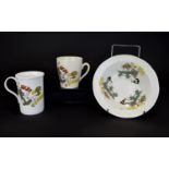 Tom and Jerry Interest. 2 Tom and Jerry Ceramic Cups together with a Total Elegance Staffordshire