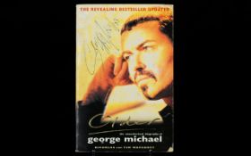 George Michael Autograph on cover paperback 'Older'