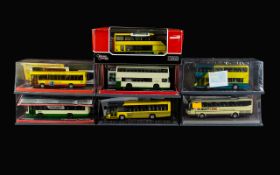 A Collection of Ltd Edition Corgi Original Omnibus Die-Cast Model Coaches ( 7 ) Scale 1.