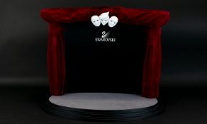 Swarovski SCS Collectors Society Three Muses Theatre Home Display for Crystal Figures 'The Magic Of