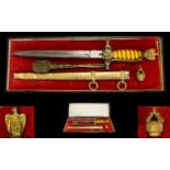 An Imperial / Third Reich Transitional German Naval Dagger Which Has Seen Service In Both Wars,