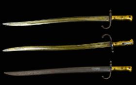 M1866 French Sabre Bayonet And Scabbard, Length 27½ Inches,