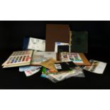 Large Box of Stamps and related items. C