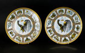 Two Goebel Traditions plates from an ori