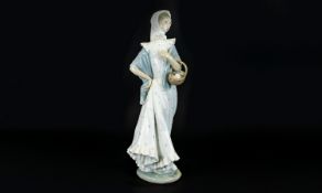 Tall Nao by Lladro Lady Figurine, Approx