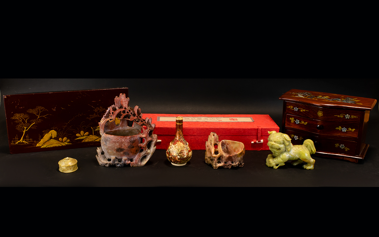 A Collection of Oriental Items including