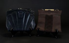 Two Art Deco Evening Bags Each circa 193