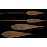 Tribal Art Interest Carved Paddle Produc