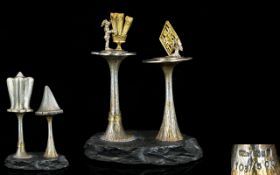 Christopher Nigel Lawrence Superb Hallmarked Silver & Silver Gilt Novelty Ltd & Numbered Edition