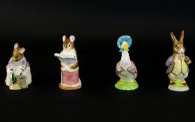 Beatrix Potter Figures ( 4 ) In Total. Comprising 1/ Enesco The Tailer of Gloucester. Approx 4