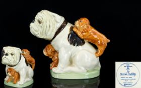 Kevin Francis - Ceramics Hand Painted Ltd and Numbered Edition Ceramic Figure ' The British Bulldog