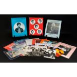 Pop Music Autographs - Nice Collection to Includes Duane Eddy, Dusty Springfield, Yoko Ono,