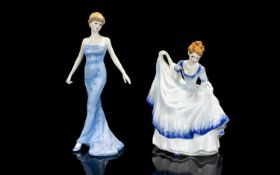 Royal Doulton Figurine - Diana Princess of Wales. Date 2007, HN5061. Height 9.25 Inches + A Royal