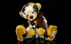 Charlie Bears Exclusive Plush Teddy Bear - Name ' Leonie ' Designer Isabel Lee. CB124915.