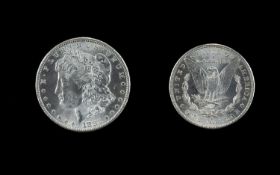 United States of America High Grade Silver One Dollar - Date 1882. Mint Mark San Franciso.