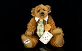 Bilbo Bears - Exclusive Mohair Teddy Bear, Designed and Handmade by Audrey Edwards.