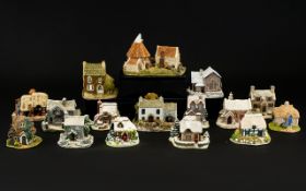 Collection Of Lilliput Lane Comprising Of Wagtails, Chill Out, Brecon Bach, Borrowdale School,