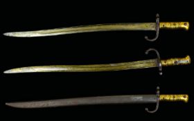 M1866 French Sabre Bayonet And Scabbard, Length 27½ Inches,
