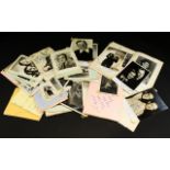 Film Star Autographs - Super Collection Signatures on Photographs + Pictures - Including