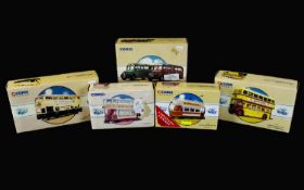 A Collection of Ltd Edition Corgi Classics Die-Cast Scale Models ( 5 ) In Total. All Complete with
