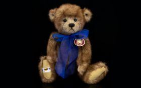 Charlie Bears Exclusively Designed Plush For Teddy Bear by Isabelle Lee - Name ' Johny ' CB093515A,