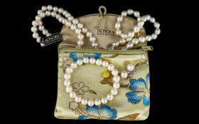 Honora Pearls Jewellery Suite Each in very good, unworn condition,