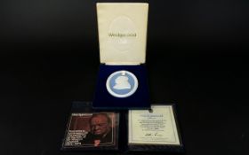 Portrait Medallion of Sir Winston Churchill Limited edition 1000 number 923 original box and with
