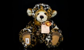 Charlie Bears Ltd and Numbered Edition Teddy Bear with Bell - Name ' Surabhi ' CB125151.