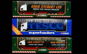 Corgi - Quality Scale Model Die-Cast Superhaulers ( 3 ) In Total. All with Original Boxes and Papers