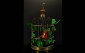 A Garden Hanging Display In The Form Of A Birdcage Height, 23 inches,