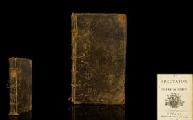 Antiquarian Book Interest The Spectator Volume VIII, London, Tonson, J&R And Draper, S, 1753 Printed